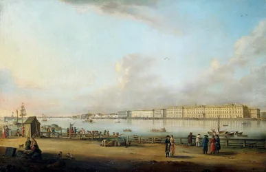 View of the Winter Palace from Vasilyevsky Island, 1796